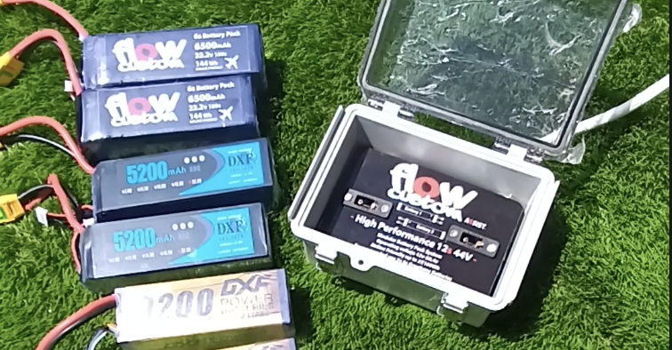 How to fit the different batteries at the Box