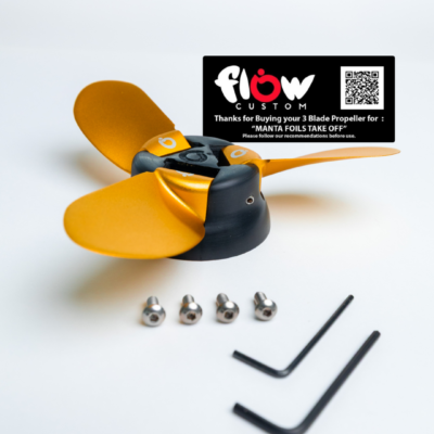 3 Blade Folding Propeller for Manta Foils "Take Off"